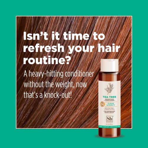 Soapbox Tea Tree With Shea Butter Conditioner, Volumizing, Vegan, Color Safe, Sulfate & Silicone Free Hair Conditioner W/Elderberry And Plum Oil - 16Oz (Pack Of 3) #TOP1