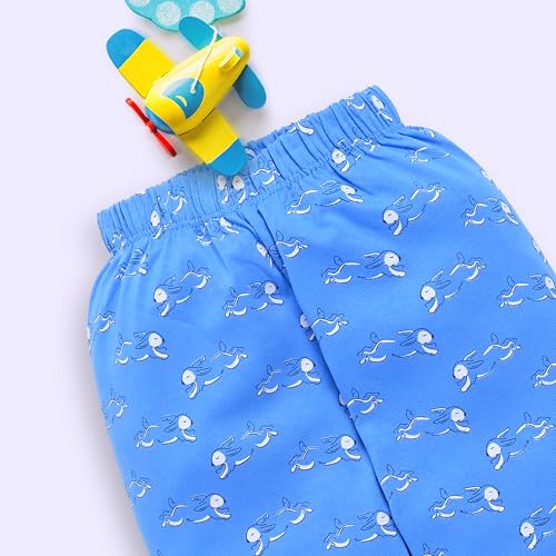 Image of LuvLap Baby Boys & Girls 100% Cotton Pyjama Sets, Pack Of 4