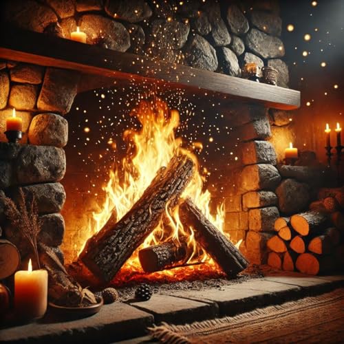 Le SON d'un GROS FEU Apaisant pour une nuit Tranquille et un ENDORMISSEMENT RAPIDE