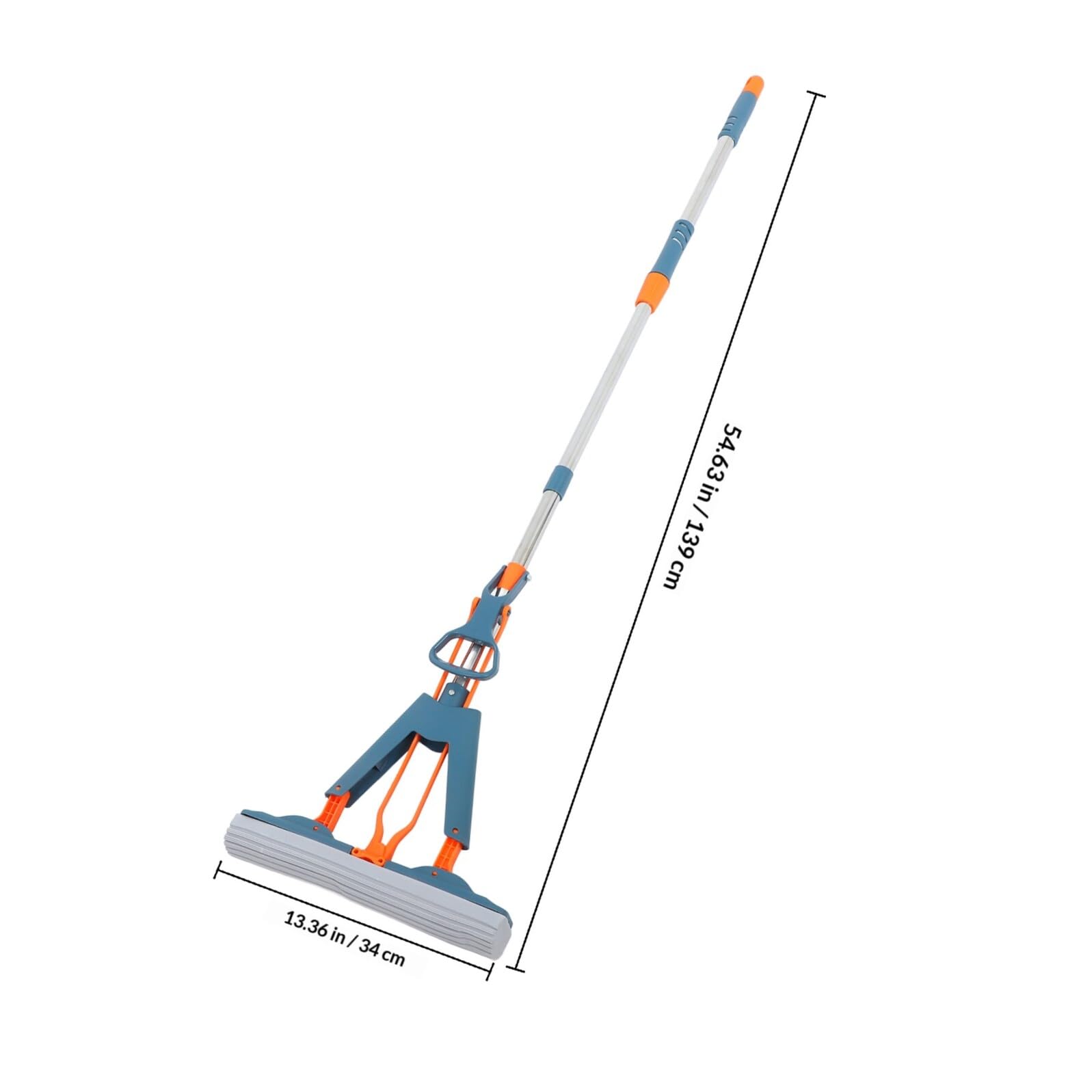 MAGICLULU Testa Abs Facile e Resistente per Sostituire Pavimenti Mop Lavapavimenti Doppio Uso Umido Asciutto in Spugna Assorbente , Struttura in Acciaio Inossidabile in Marmo