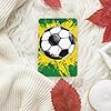 White Black Soccer Ball On Green Car Air Fresheners 4 Pcs Hanging Scented Cards Fragrance Scented Cards For Car Aromatherapy Tablets #5