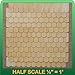 Greenleaf Doll Houses 1/2" Scale Miniature Fishscale Shingle Strips Half Scale