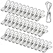BELLE VOUS Pinces à Linge INOX(80 Pcs)- 5cm x 1cm, Épingles à Linge Durables pour Le Séchage des Vêtements, des Serviettes, des Couvertures, et la Fermeture des Sachets Alimentaires