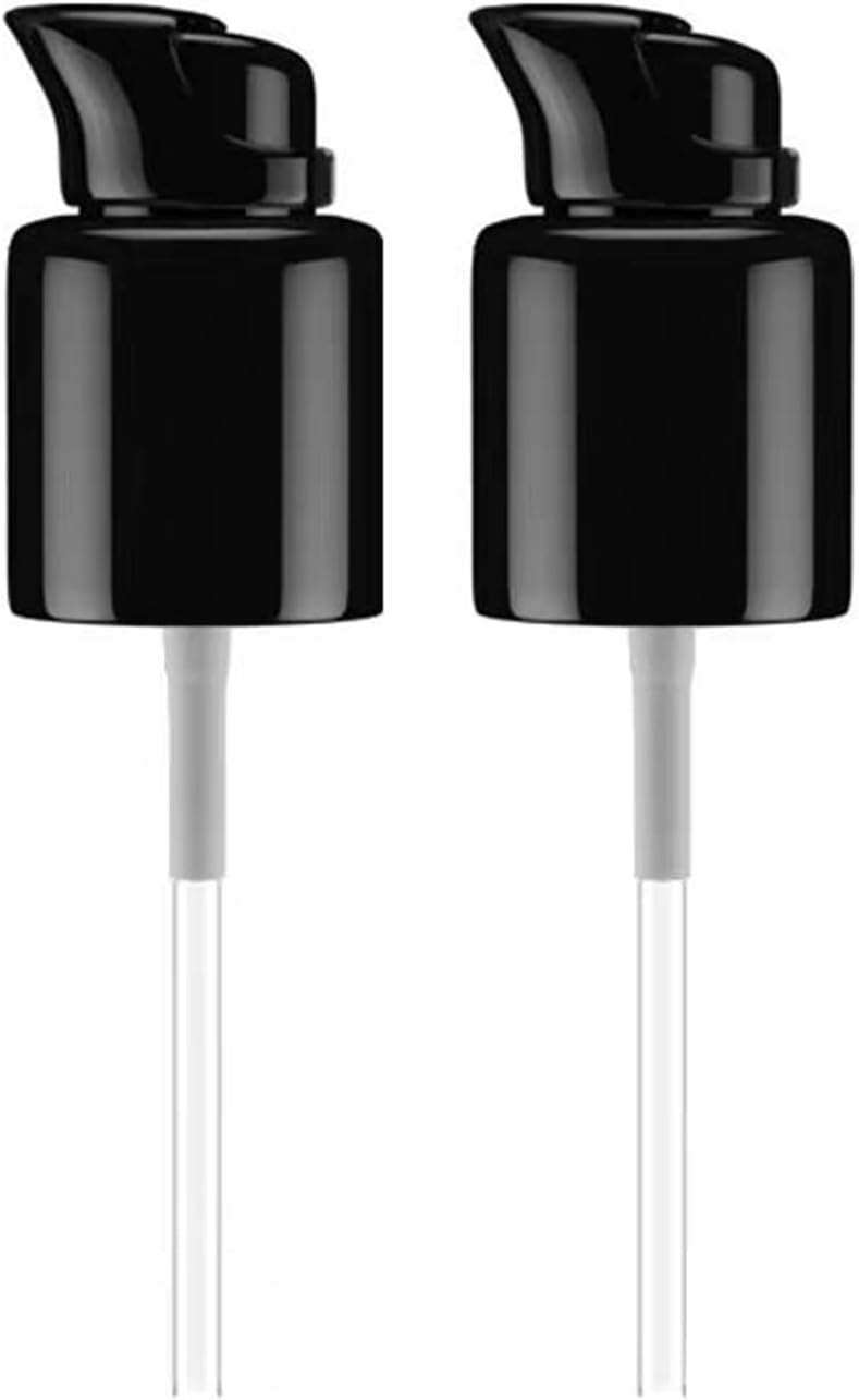 Chris.W 2Pack Replacement Pump Fit for MAC Studio Fix Fluid and DW Double Wear Foundation (Black)