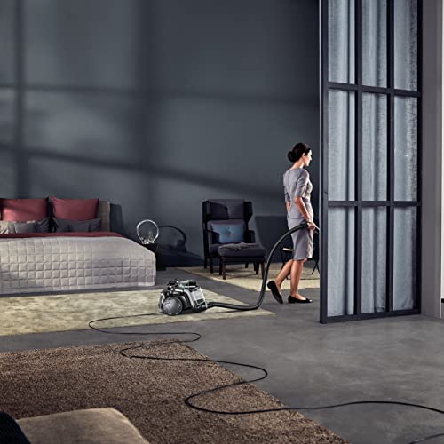 AEG LX8-2-ÖKO stofzuiger zonder zak (65% gerecycled materiaal, incl. extra mondstukken, traploze vermogensregeling, 600 watt, actieradius van 12 m, 1,6 l stofreservoir, allergiefilter, zwart/groen) - Image 4