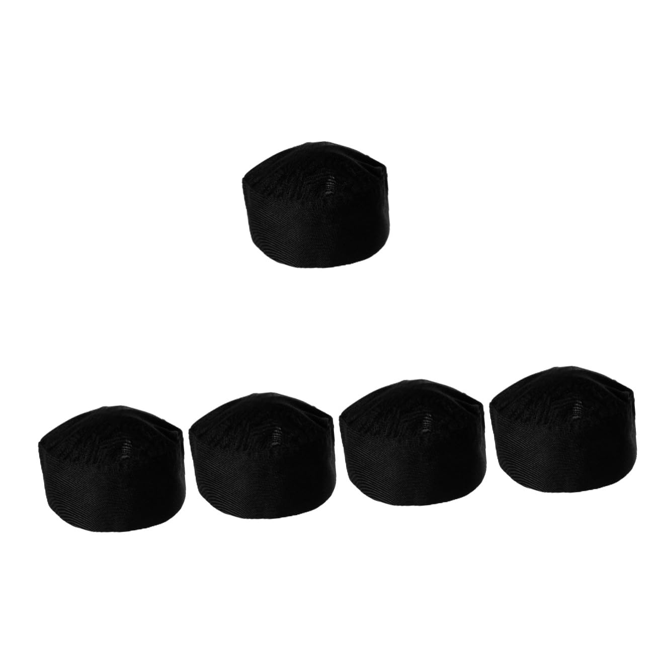 Beavorty Sombrero De Cocinero Gorras De Cocinero Gorro De Cocina Tapa De Catering Gorro De Chef Sombreros De Cocina para Sí Gorro De Cocinero Algodón Black