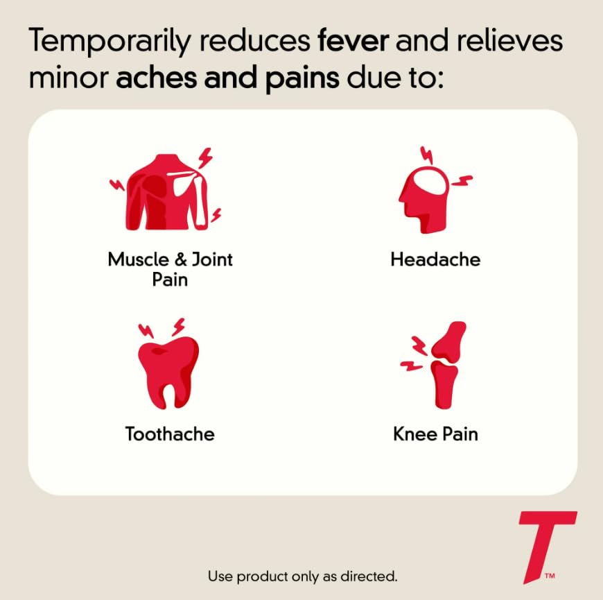 Tylenol Extra Strength Pain Reliever, 24 Caplets Pack of 3