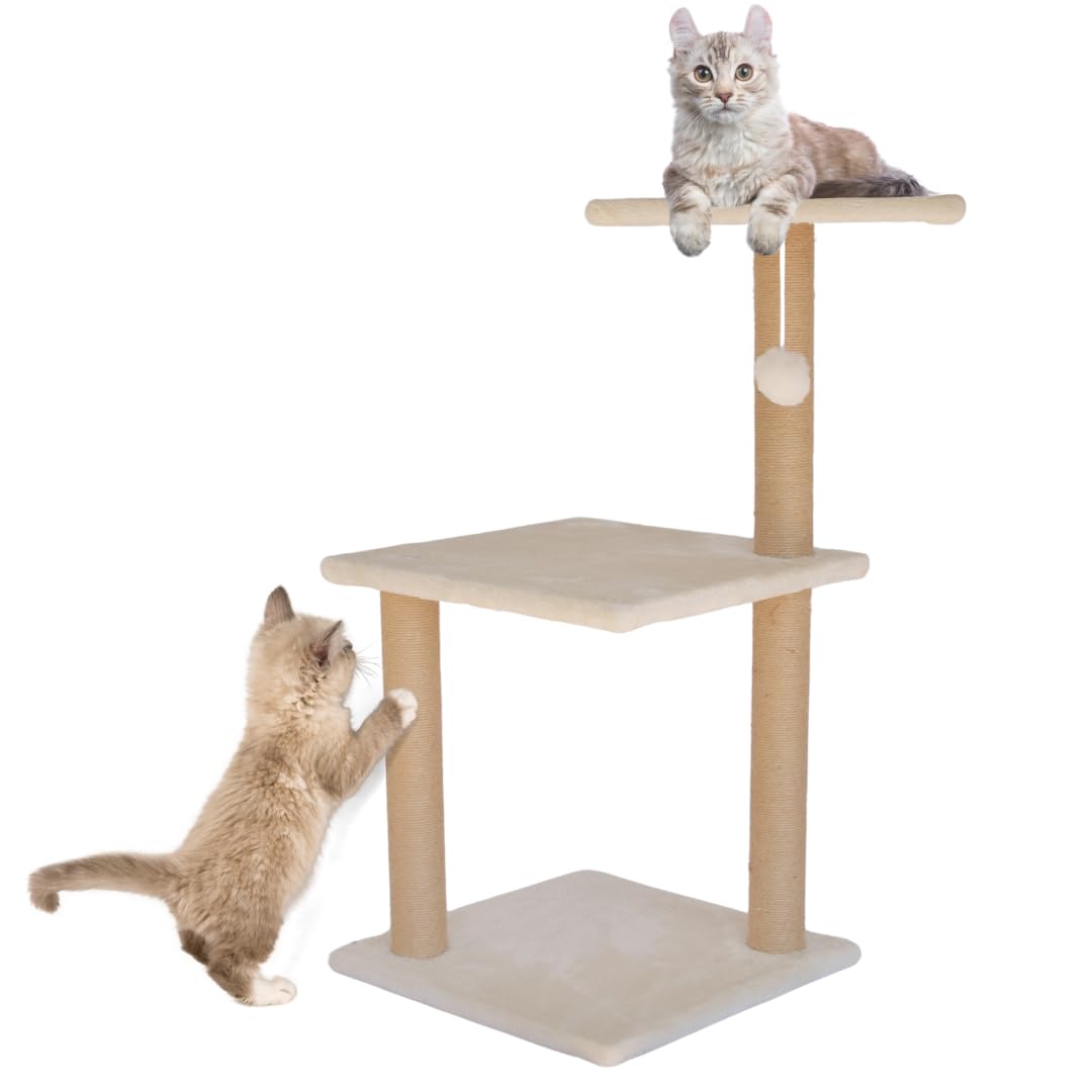 Rascador Gato Gimnasio Para Gatos Madera GIMNASIO Y RASCADOR PARA