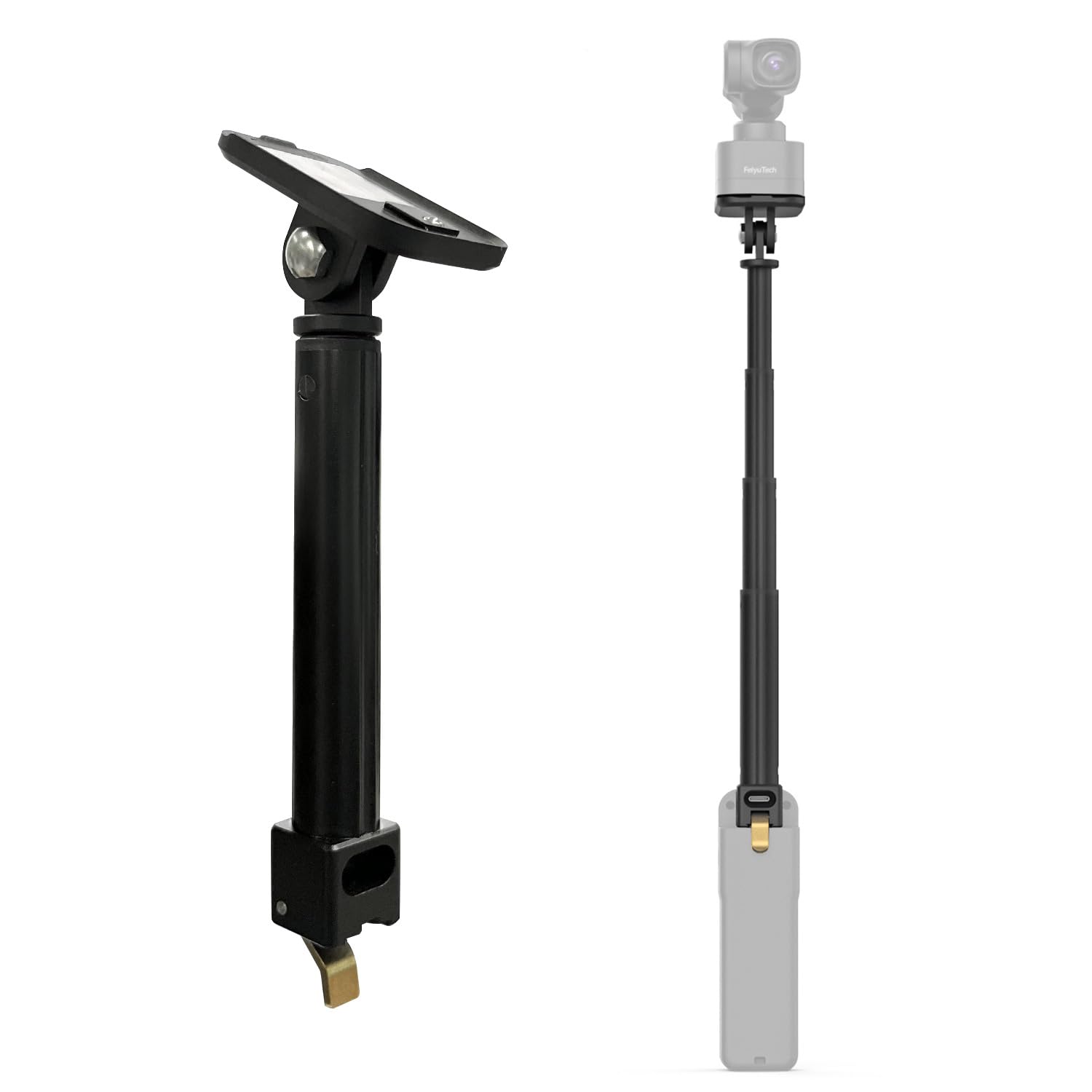Feiyu pocket 1個 ・スマートフォンアダプター ・伸縮延長ロッド Feiyu pocket 1個 ・スマートフォンアダプター ・伸縮延長ロッド