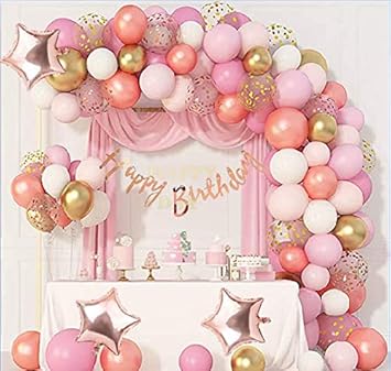 Rose gold theme birthday party Clearance