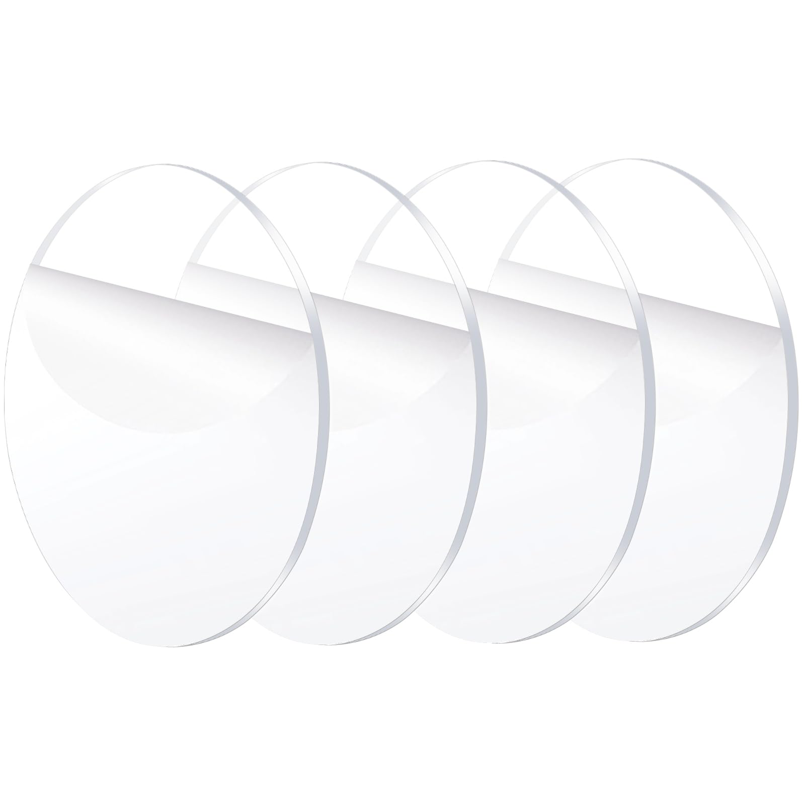 Clear Acrylic Sheets - 13" Round, 2 Pack -11