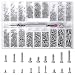 Produktbild Vesaneae 500Stk Mikroschrauben Set, Laptop Reparatur Schrauben, Brillen Schrauben, Blechschrauben Sortiment mit Schraubendreher, Rundkopfschrauben, Kleine Schrauben für Computer Brillen Uhren (Silber)