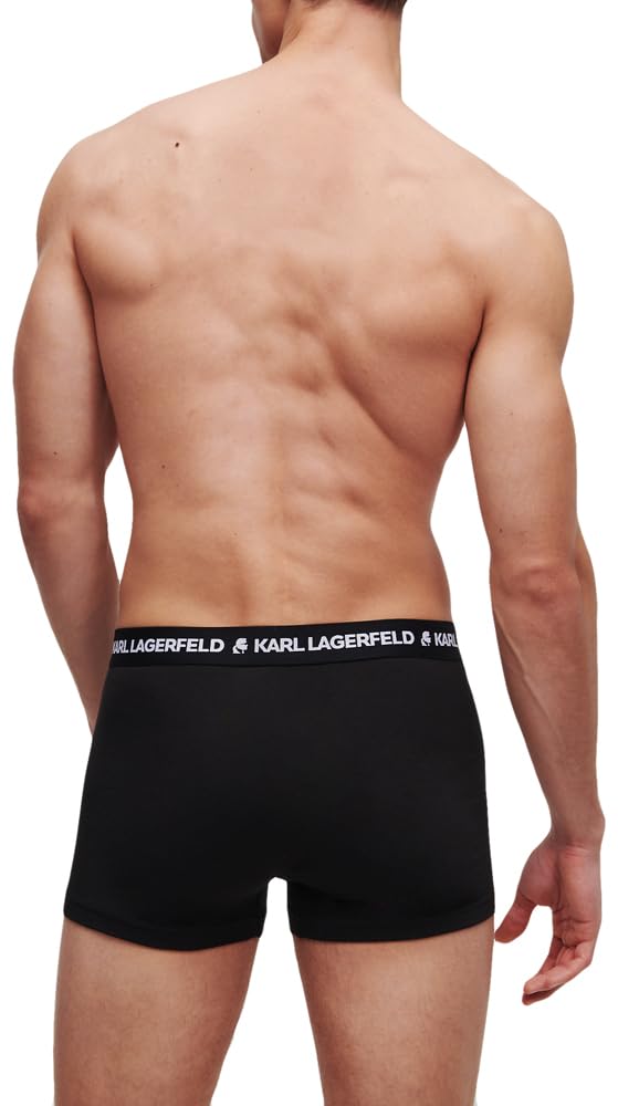Karl Lagerfeld Logo Trunk Set (3 Pack) Trunks Uomo (Pacco da 3)