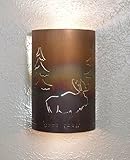 Solid Copper Wall Sconce - Moose - 12.75"- Use Indoors or Outdoors