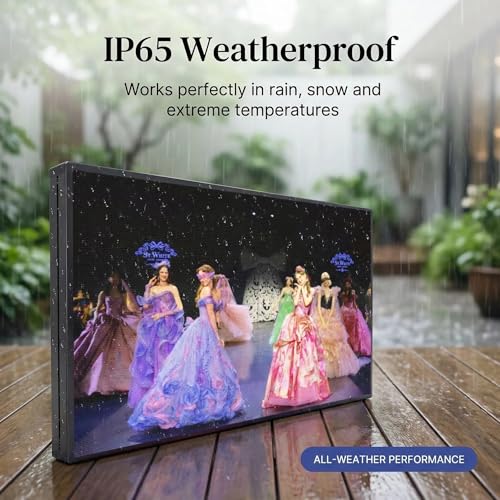 Image of P5 Programmable LED Sign 65 inchx33.5 inch Board High Brightness Scrolling Message Display with WiFi & USB Control for Business Promotion