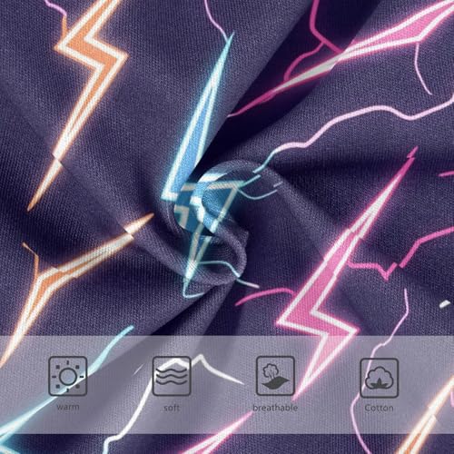 Wusikd Lightning Bolts Girls' Underwear Cotton Girls Briefs Soft Toddler Underwear 2T3