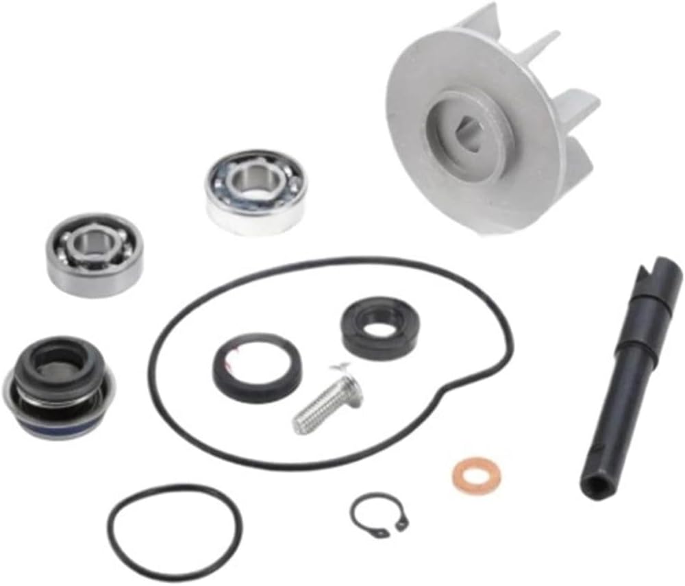 Water Pump Repair Kit Shaft Impeller Gasket O-Ring Seals Set for Suzuki GSX-R1000 GSXR1000 2001-2004 17400-40F00