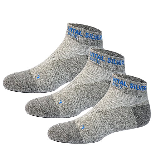 Vital Salveo - Calcetines de Deporte - para Hombre Gris Gris