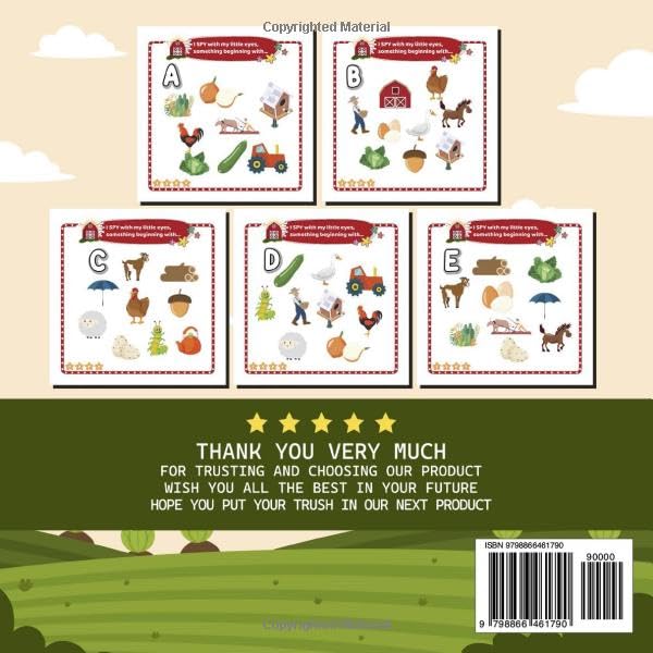 Miniatura 2 de I Spy Live On The Farm For Kids Farm Life Activity Book with Fun and Easy Christmas Activities, I Spy Book For Kids, Toddlers, Boys And Girls, Gifts
