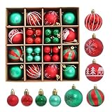 lot deco noel exterieur 🌟 Incassable et Respectueux de l’environnement : Contrairement aux modèles en verre, chaque Boule de Noël de cet ensemble est fabriquée en plastique robuste et incassable. Cela garantit une utilisation durable, sans risque de casse, et fait de cet ensemble un choix sûr et écologique.