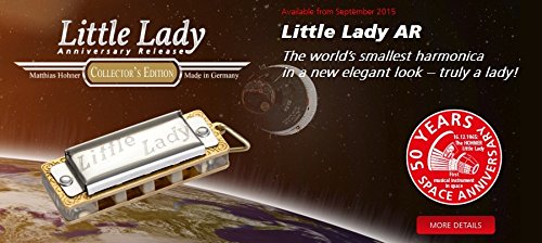 Hohner M91560 Little Lady Harmonica with Space Pouch Packaging