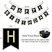 50th Birthday Decorations Kit for Men & Women 50 Years Old Party, NO ASSEMBLY REQUIRED - Black Gold Happy Birthday Banner, Hanging Swirls, Circle Dots Hanging Decoration, Number 50 Table Confetti
