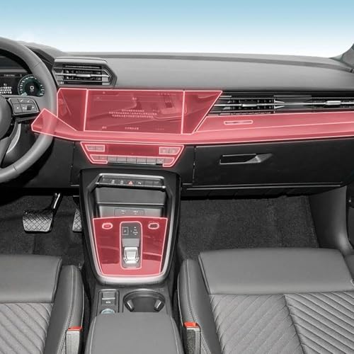 Boîte de vitesses Audi A3 8Y protégée du TPU anti-rayures intérieur