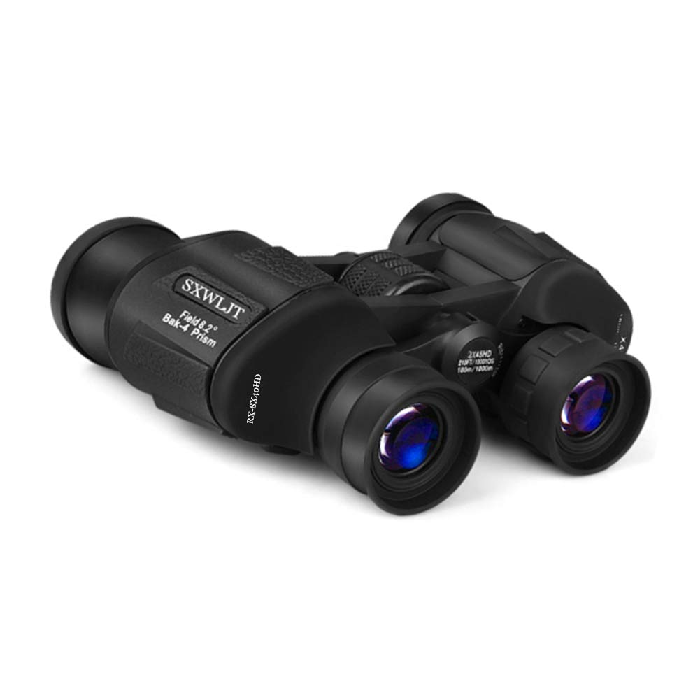 8x40 Powerful Binoculars with Clear Weak Light Vision - Lightweight (1. 6 lbs.) Binoculars for Birds Watching Hunting Sports Outdoor - Large Eyepiece Binoculars for Adults with BAK4 FMC Lens