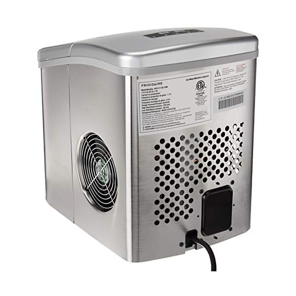 Frigidaire EFIC117SS 26 Pound Ice Maker, 26 lbs per day, Stainless