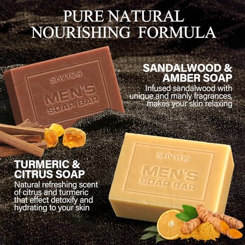 Shvyog CD2 -438 4 Pcs Mens Soap, Mens Bar Soap thumb #2