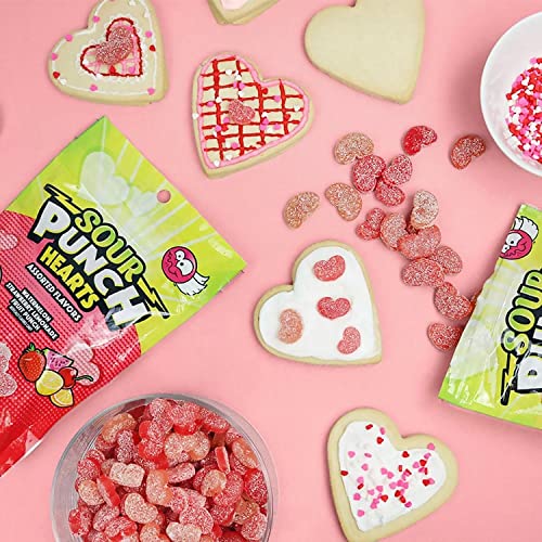 Sour Punch® Hearts Valentines Candy Assorted Flavors- 8Oz Sub In 6Ct #TOP5