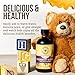 Honey Gardens Elderberry Syrup for Kids with Honey, Kids Elderberry Syrup, 6.4 mg of Elderberry Honey Syrup with Organic Raw Honey, Organic Echinacea Purpurea and Elderflower, 24 Servings, 4 FL. OZ.