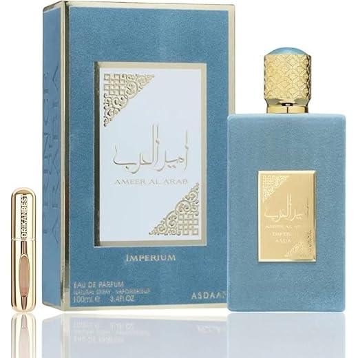 Perfume Ameer Al Arab Imperium (ORIGINAL) Prince of Arabia Imperium Para hombres Eau de Parfum Oud Oriental Musk 100 ml +REGALO atomizador 5ml DRIKANBEST
