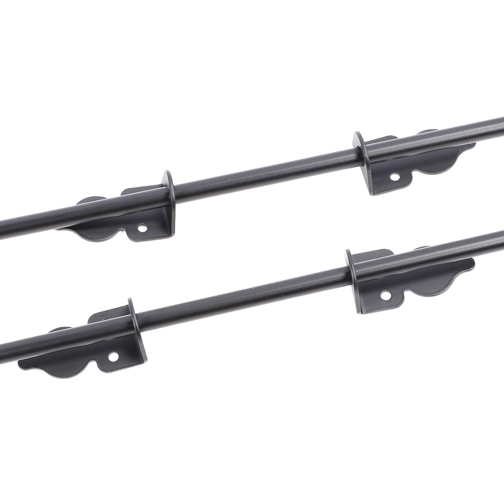 Srliya Barra de Caída de Puerta Resistente, 24 Pulgadas, 2 Piezas, Hardware Resistente y Duradero para Asegurar Cercas de Metal y Madera
