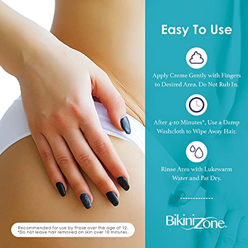 Bikini Zone 1623 Crème Hair Remover – Instant Hair Removal For Women – Depilatory Cream thumb #5