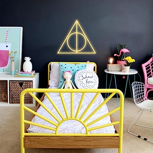 Image of Zesta Neon Sign Board LED Neon Light | Neon Lights for Room Bedroom Decor | Good Vibes Wall Aesthetic | LED Signs for Room Decoration, Logo Light Display