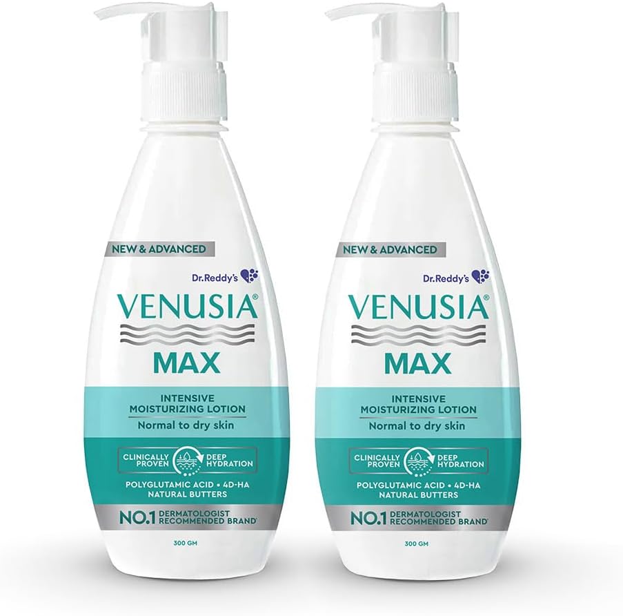Dr Reddy's Max Intensive Moisturizing Lotion for Everyday Use, 300g (Pack of 2)