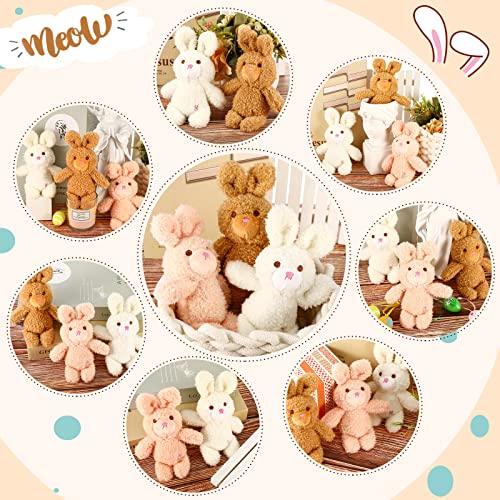 9 Pcs 7.2 Inch Mini Bunny Stuffed Animals Stuffed Bunny Plush Toys Soft Plush Rabbit Mini Plush Bunny For Easter Graduation Birthday Gifts Wedding Summer Party Decorations #TOP2