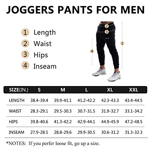 Wangdo Calça masculina de corrida justa, calça de moletom atlética afunilada para treino, corrida, a