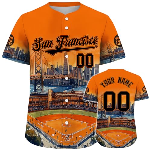 Camiseta de béisbol personalizada con ciudad y estado, uniforme deportivo bordado y estampado para hombres, mujeres, jóvenes y niños