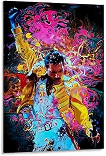 laoyinbi Mercury Freddie Canvas Art Poster and Wall Art Picture Print Modern Family bedroom Decor Posters 08x12inch(20x30cm)