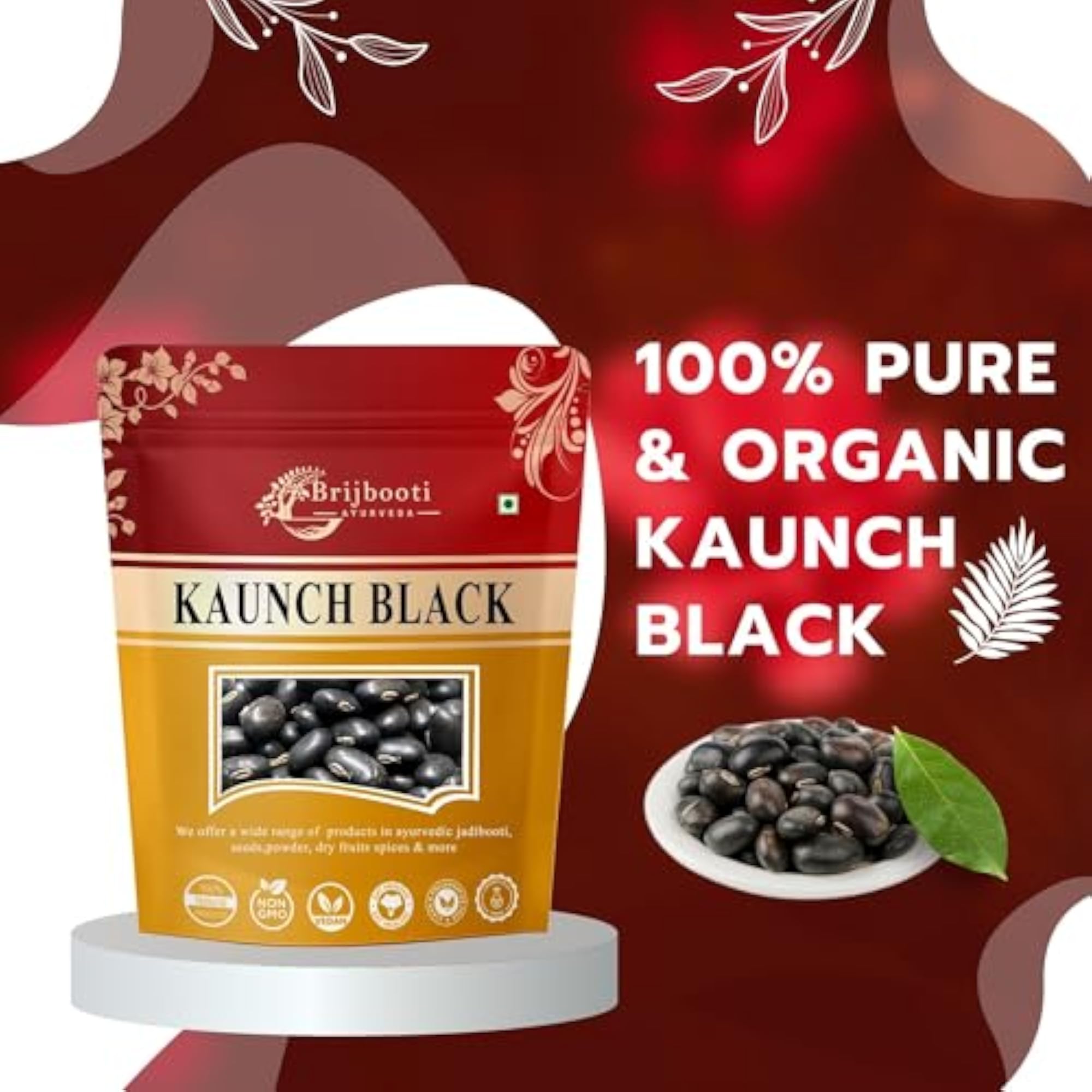 BrijBooti Kaunch Seeds 100 Gr, Natural Health