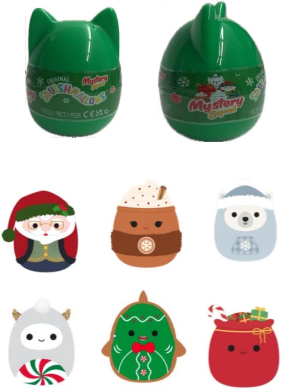 Squishmallows Original 2024 Christmas 4Inch Holiday Mystery Capsules