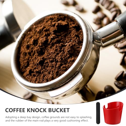 MAGICLULU Coffee Knock Box with Removable Knock Bar Espresso Grounds Bin 5.00X4.53X4.53In Anti-Skid Base Easy Clean Coffee Slag Bucket for Home and Caf Use - Image 8