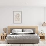 Eleganz Nachttische 2 STK. Sonoma-Eiche 43x36x50 cm - Holzwerkstoff Nachtisch Set, modern & stabil, perfekt für Schlafzimmer oder Gästezimmer, platzsparend und langlebig