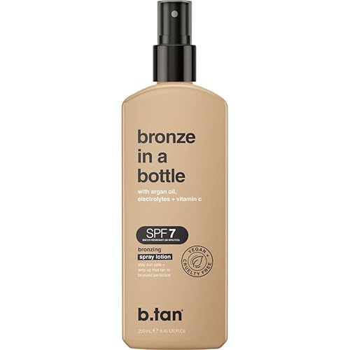 Miniatura 10 de b.tan Dark Self Tanner Lotion  Glow Your Own Way, 1 Hour Express - Crema bronceadora rápida diaria sin sol, el mejor bronce natural, vitamina C
