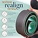 Florensi Back Stretcher Yoga Wheel - 3-Pack, Green - Foam Roller & Back Roller Wheel for Pain Relief & Spinal Stretching