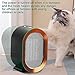 Heater Fan, FOME Small Portable Space Heaters High Power 1200W Fast Heating Ceramic Electric Heater,Two Speed Temperature,Quiet Tilt Protection Mini Desk Heaters for Indoor Office Desktop Home