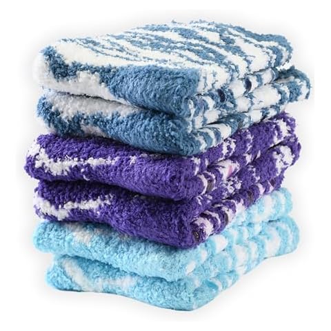 Tipi Toe Women's 3-Pair Fuzzy Crew Socks Cover