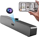 Cámara De Altavoces Ocultos Wifi, Cámara De Niñera Espía Inalámbrica 4K HD Con Detección De Movimiento De Visión...